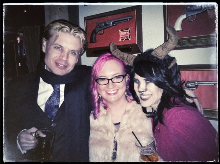 Leo Daedalus, Theresa Pridemore, and Anna Leander After The Late Now Show, February 2015