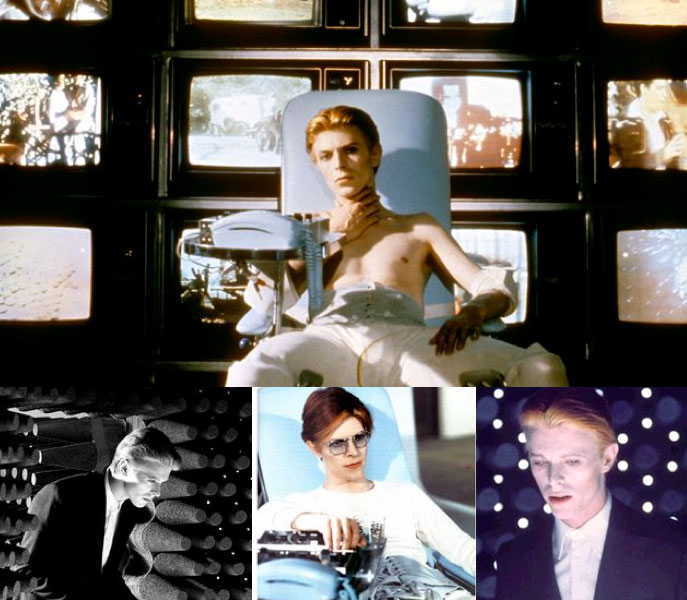 Screenshots from The Man Who Fell to Earth with David Bowie