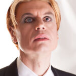 Leo Daedalus as David Bowie - A Closeup on Dilation Leo Daedalus Channeling David Bowie, Photo by Theresa Pridemore