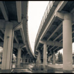 Portland Cityscape by Theresa Pridemore Portland Cityscape by Theresa Pridemore, Underpass on SE Waterfront